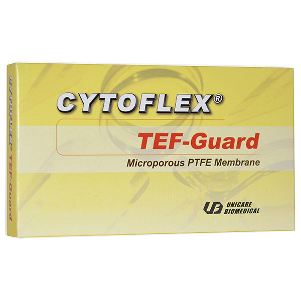 Unicare C01-0105 Cytoflex Tef-Guard Microporous ePTFE Membrane 25mm X 30mm 5/Pk Unicare C01-0105 Cytoflex Tef-Guard Microporous ePTFE Membrane 25mm X 30mm 5/Pk